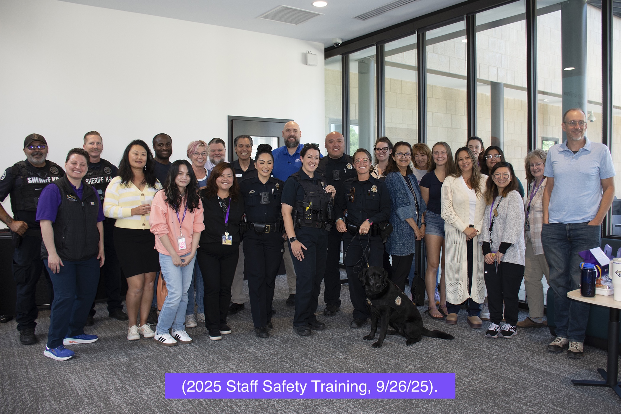 2025 Staff safety training image of group 