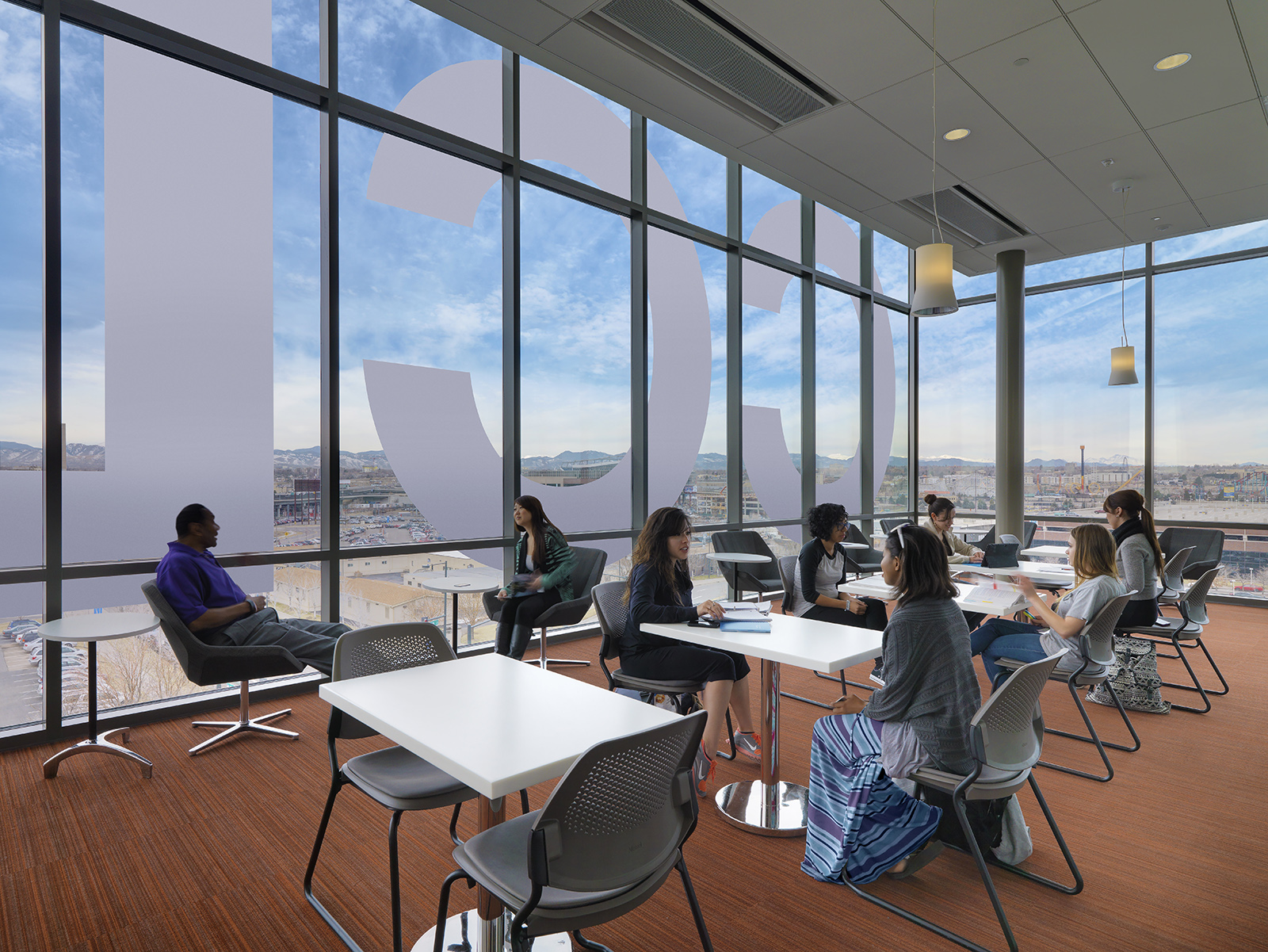 Group of students meeting